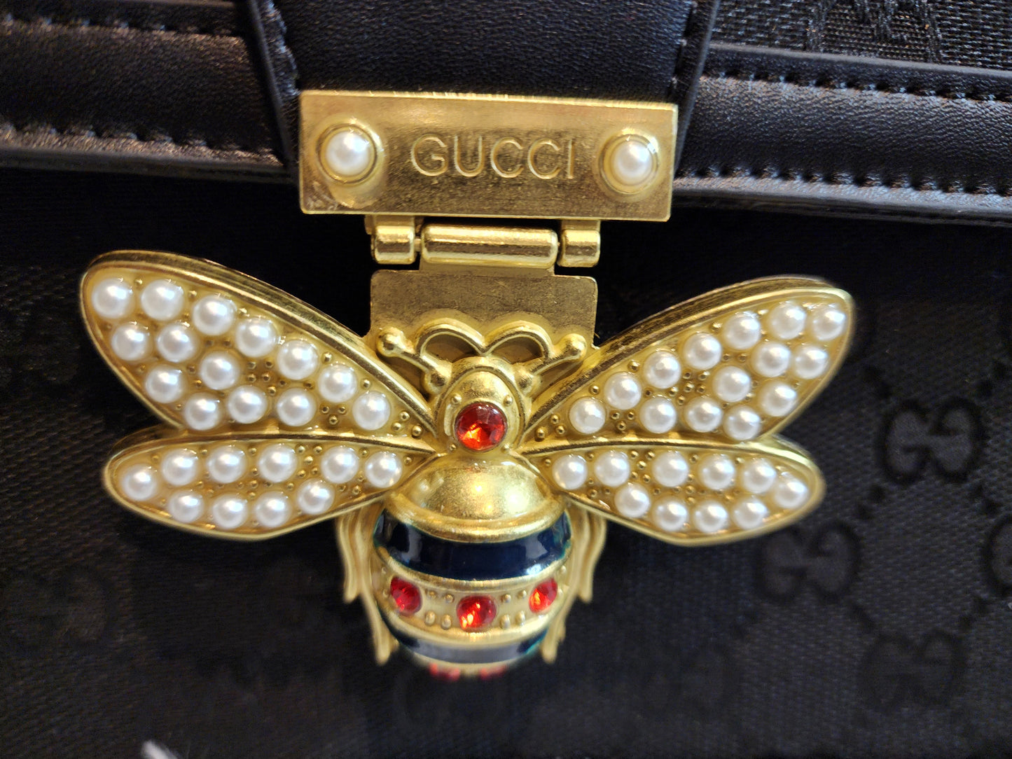 GG 060 Black Monogram Designer Bag