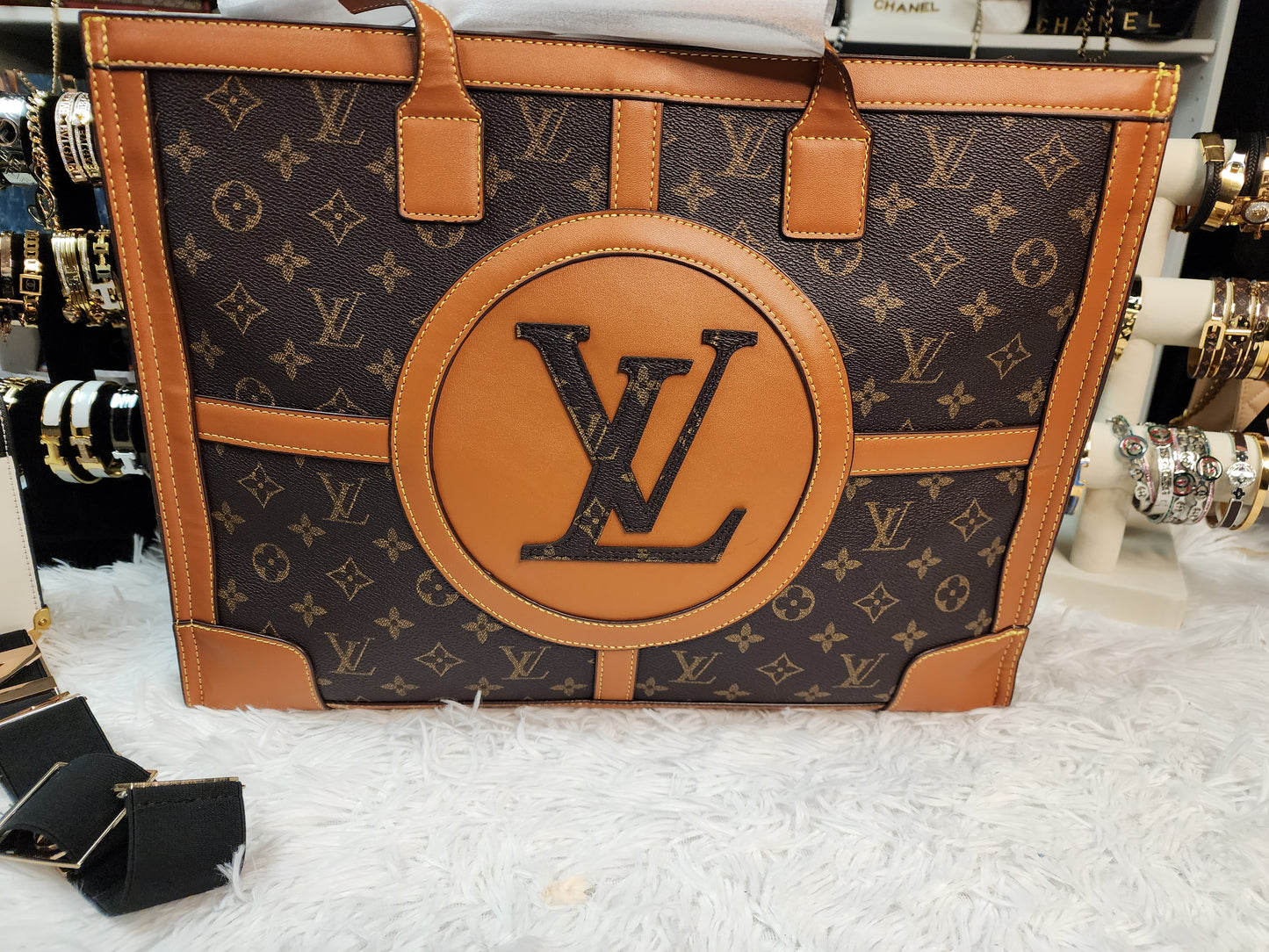 LV3 NEVER FULL TOTE LARGE