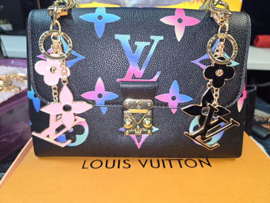 Bag Charm 002 LV Pink Monogram