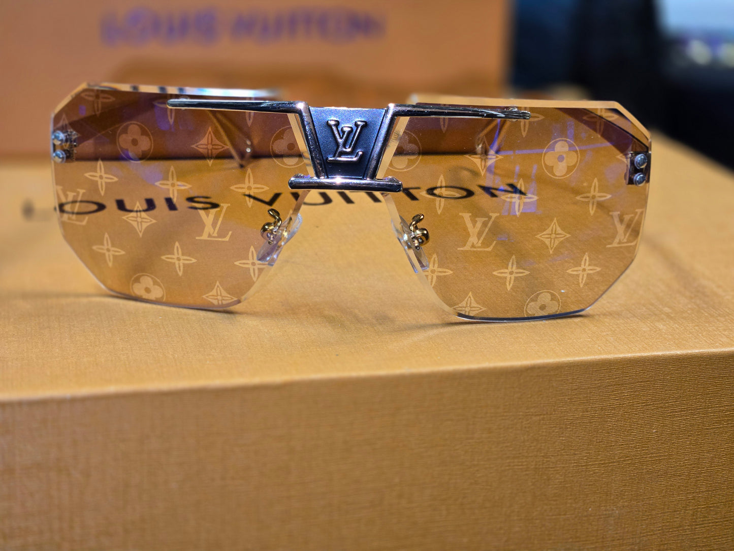 LV Monogram Glasses 004
