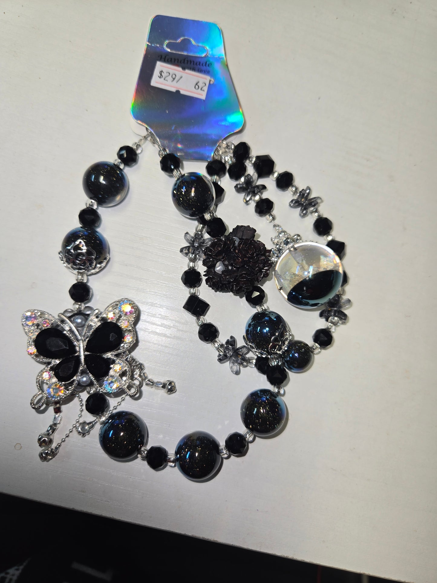 BCH 62 black Glowing Castle butterfly