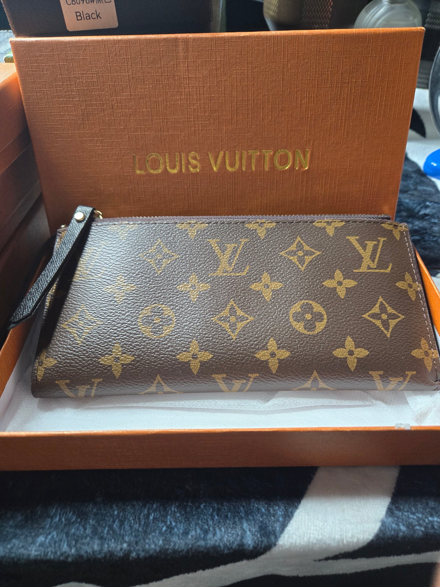 L 003 Monogram Double Zip Wallet