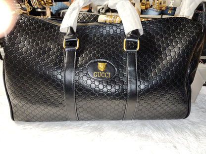 GU249 Black Monogram Duffle