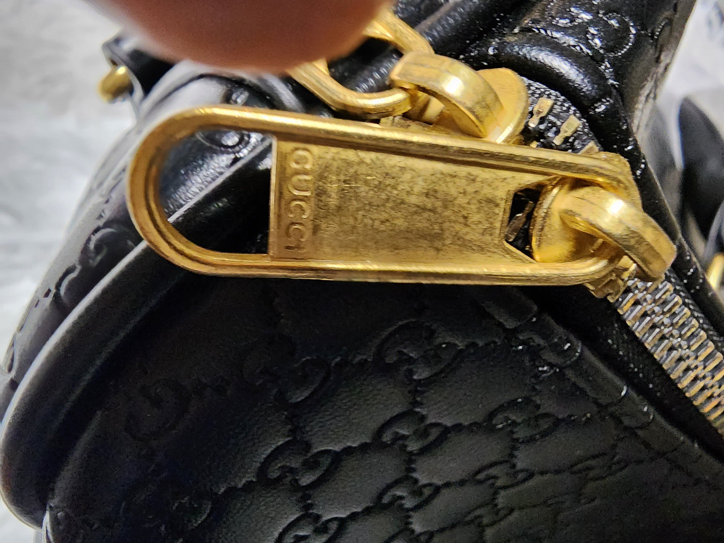 GU249 Black Monogram Duffle