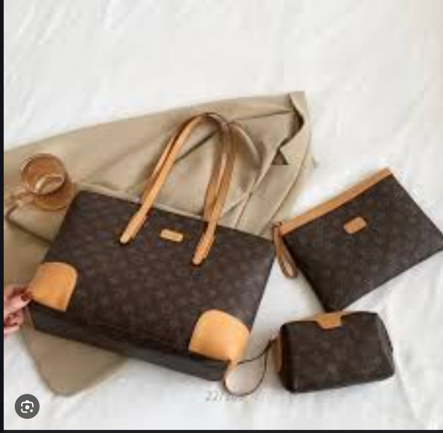 LV 22 LV 3 bag Tote Set