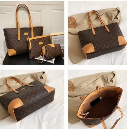 LV 22 LV 3 bag Tote Set