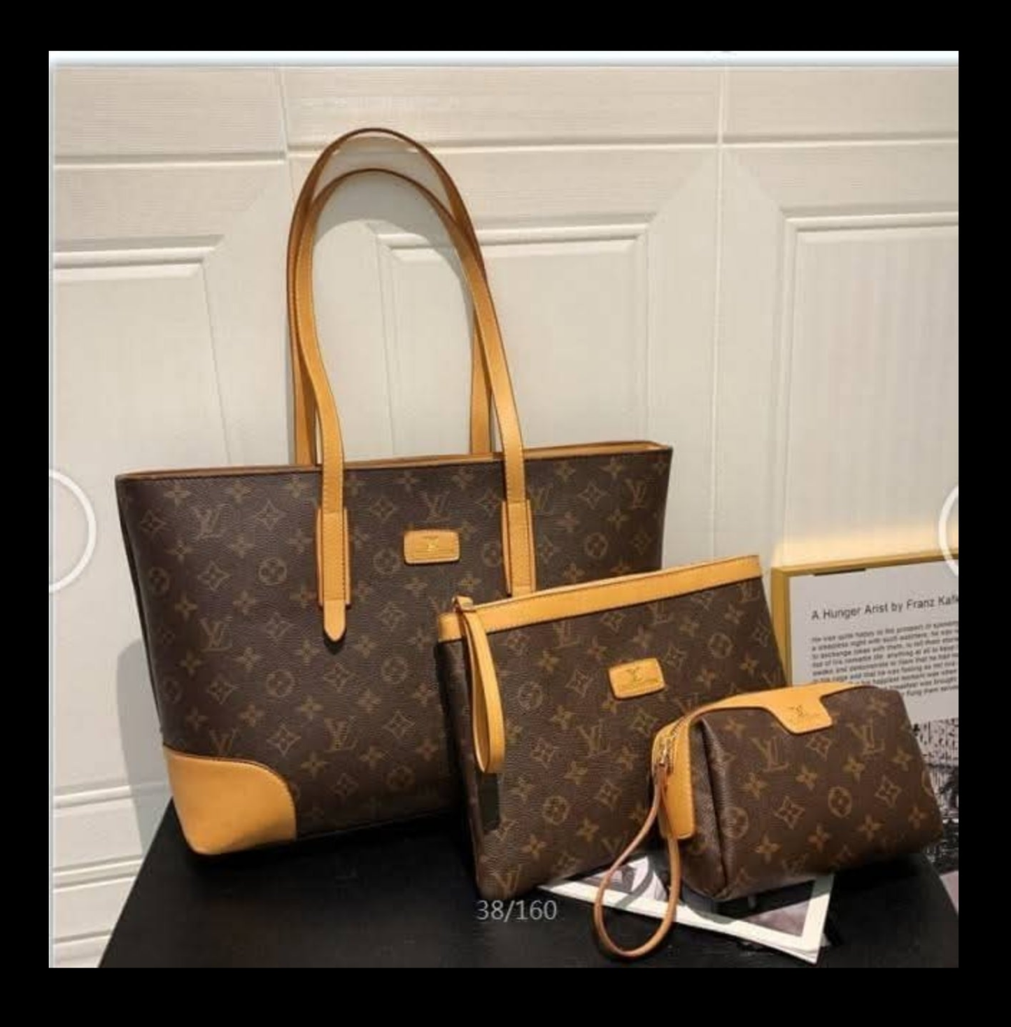 LV 22 LV 3 bag Tote Set