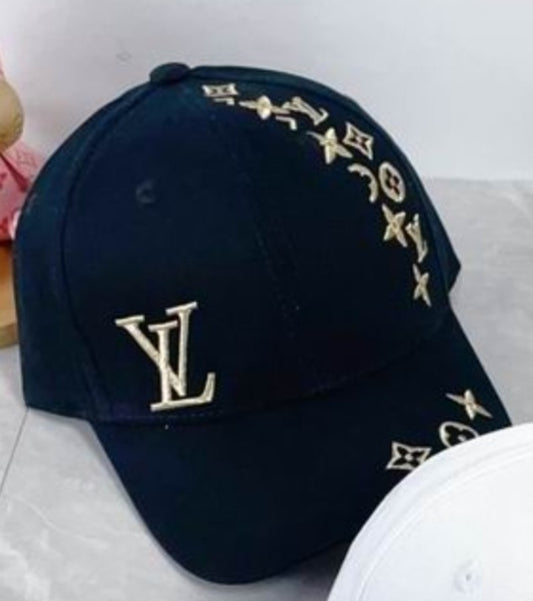 LV Black Gold Cap 004
