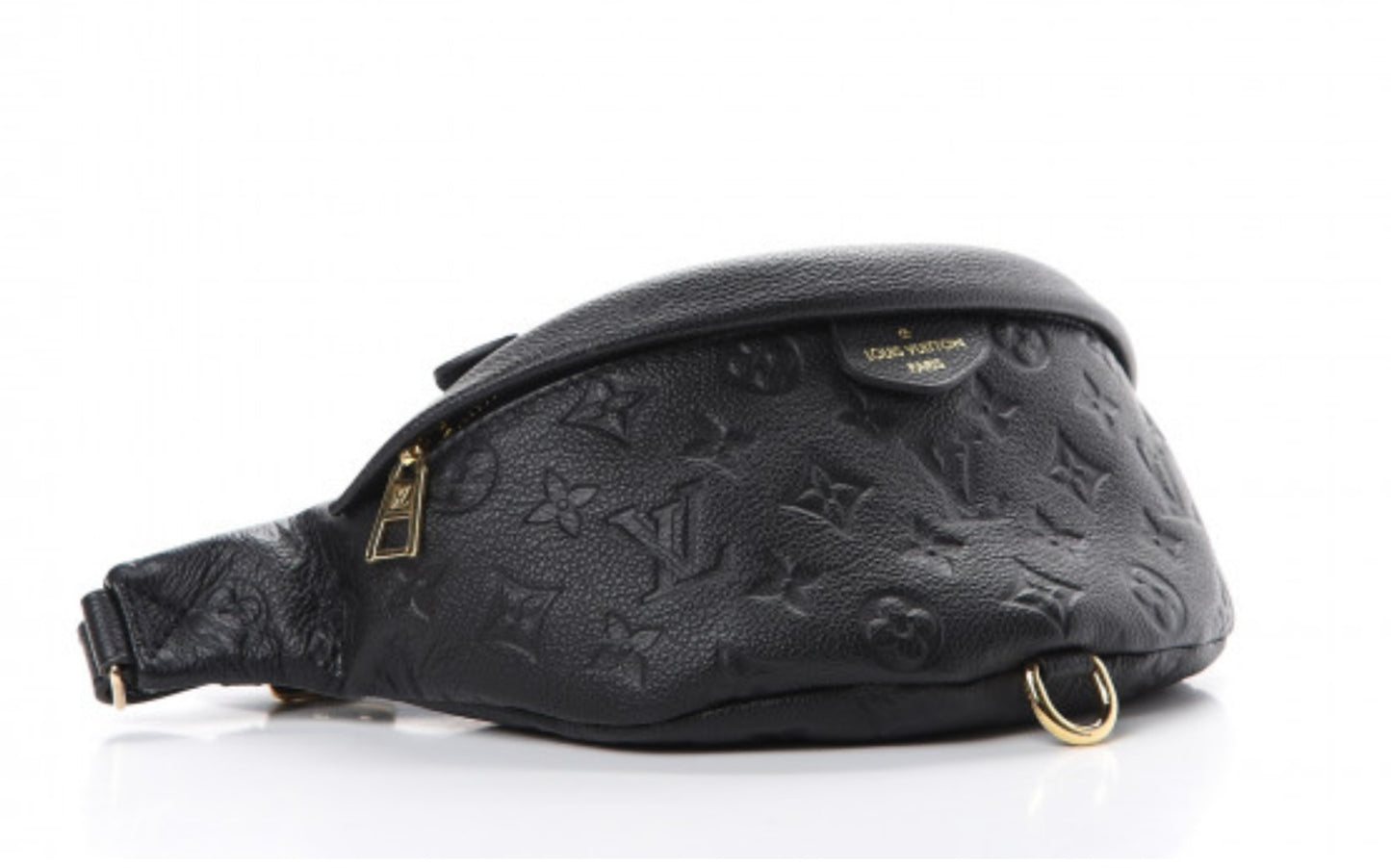 LV Bum Bag Black Embossed 002