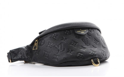LV Bum Bag Black Embossed 002
