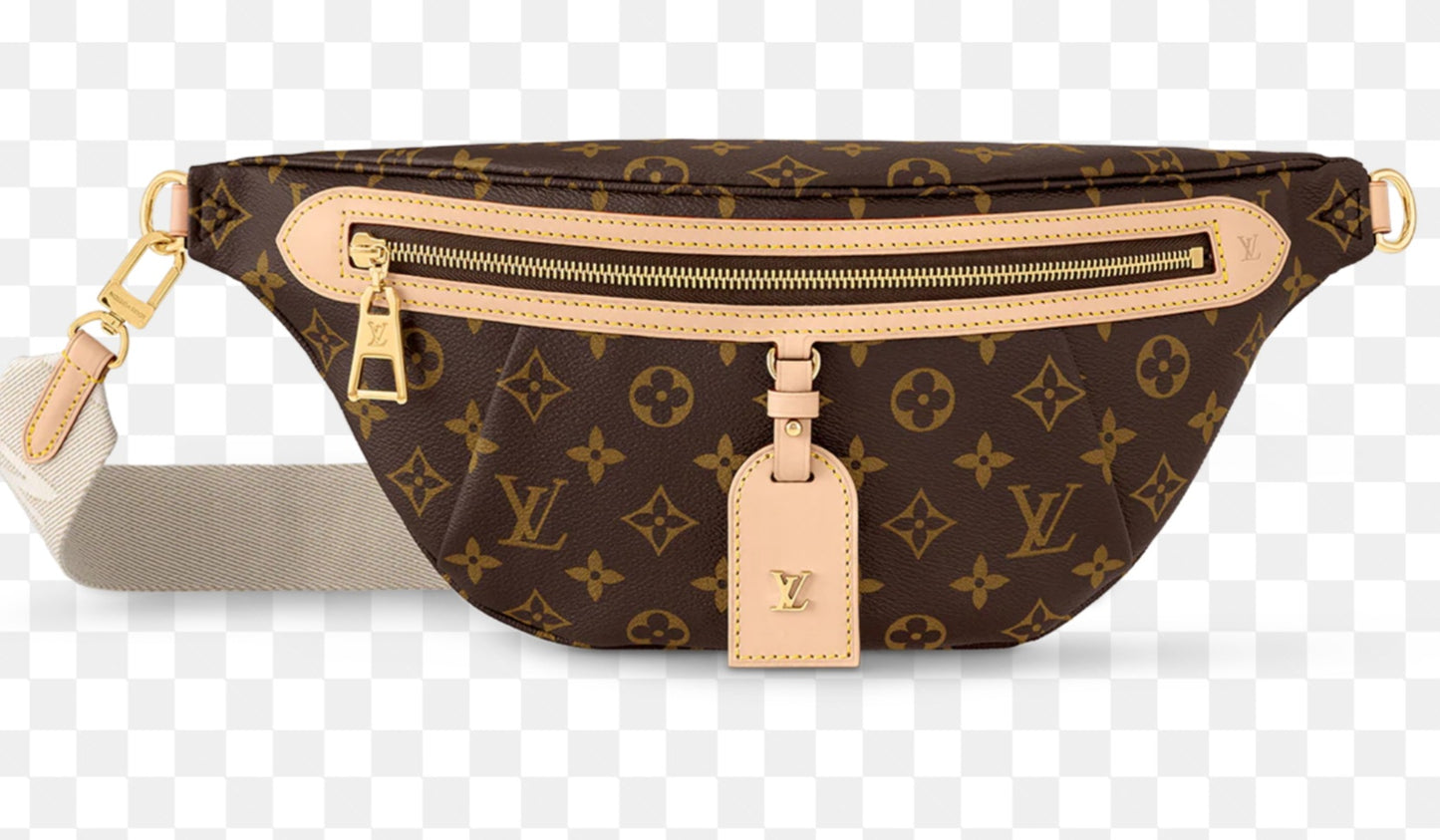 LV Bum Bag Brown Mono 001