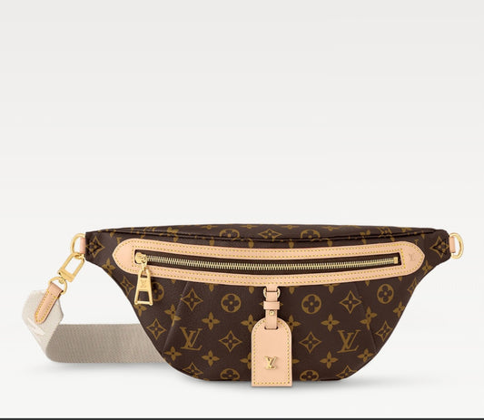 LV Bum Bag Brown Mono 001