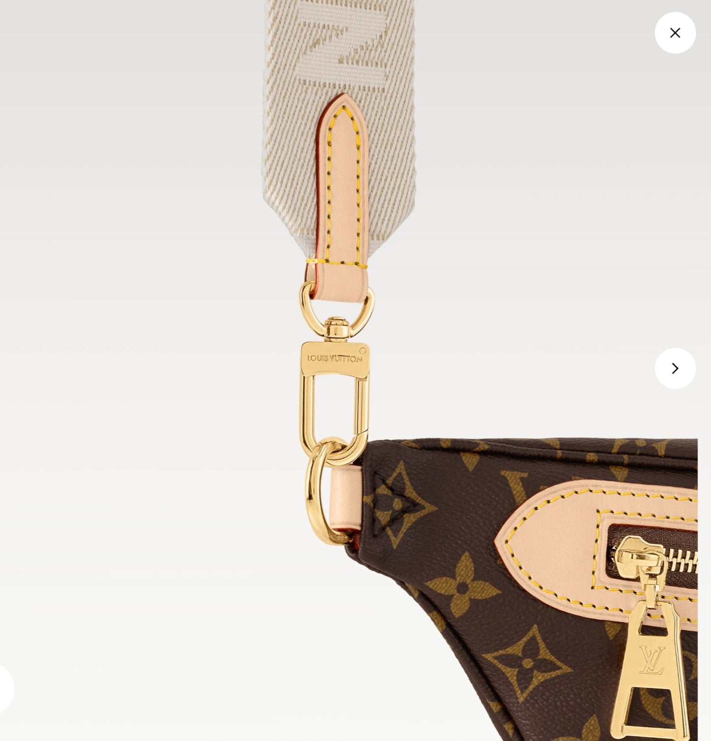 LV Bum Bag Brown Mono 001