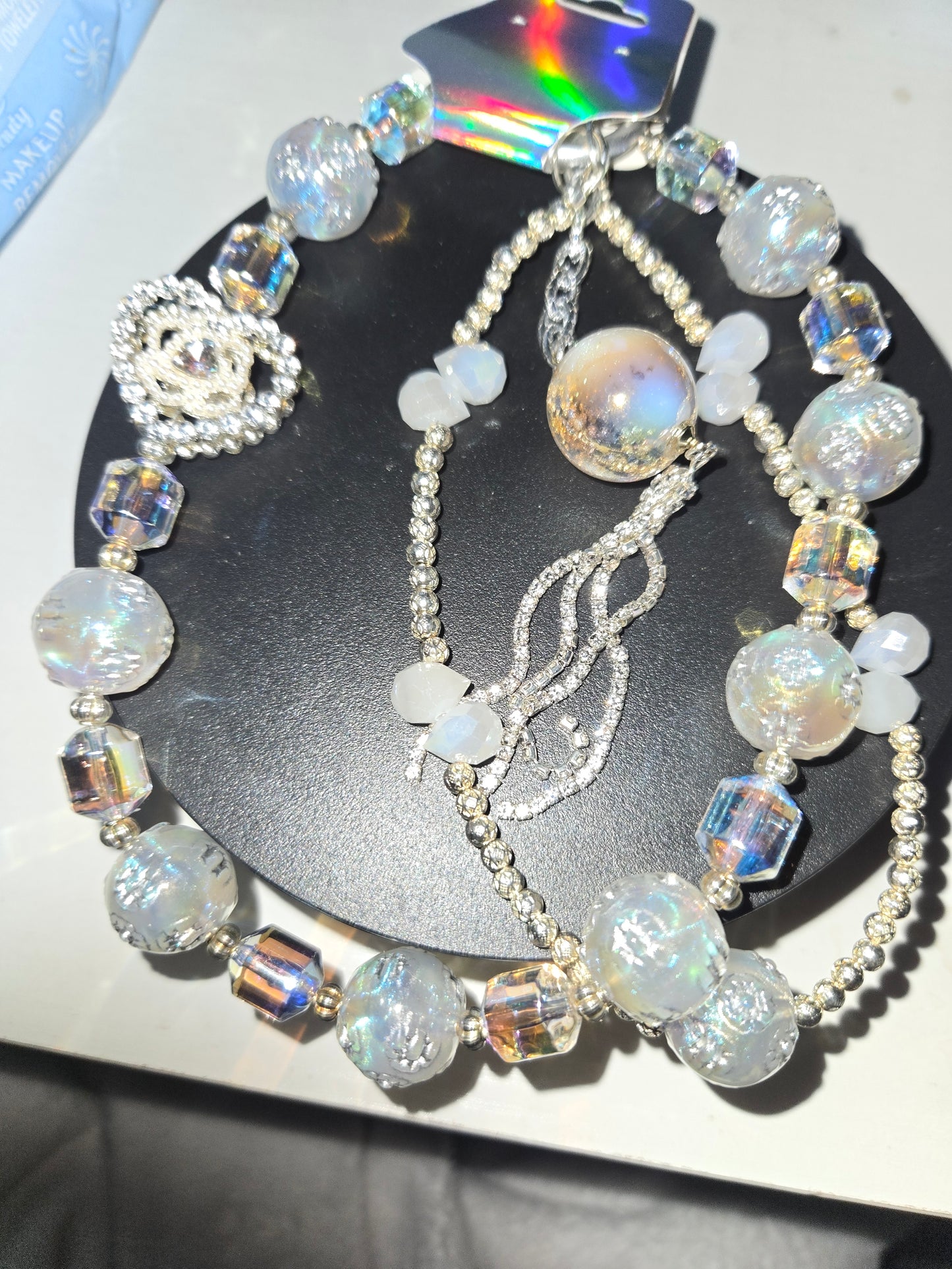 BCH 107  White Phone / Bag Chain