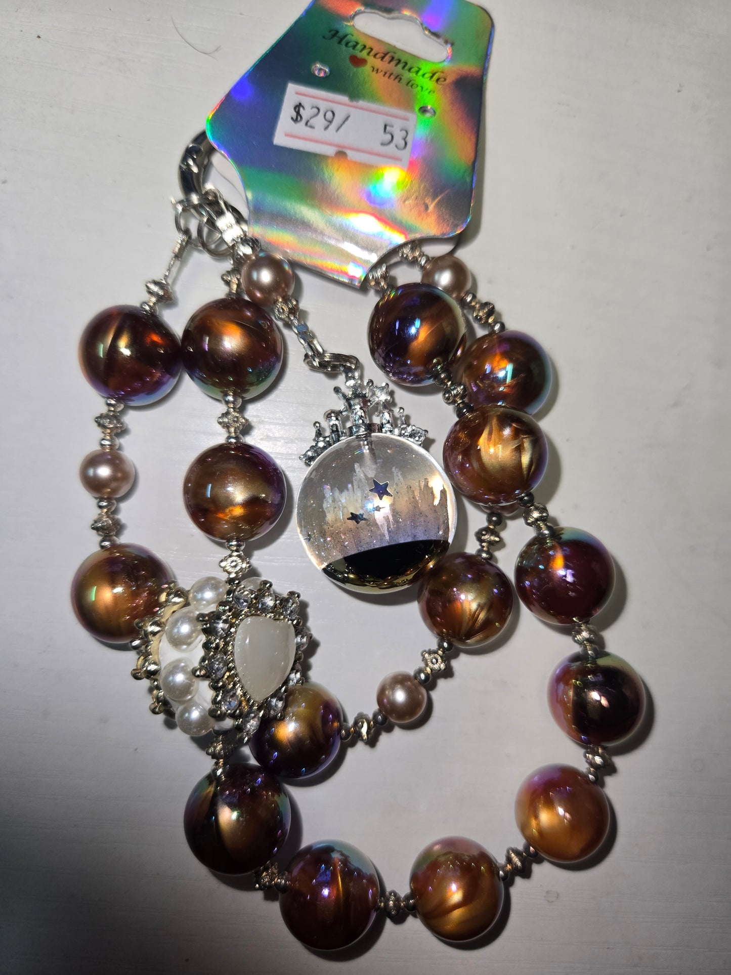 BCH 53 gold multicolored glow castle