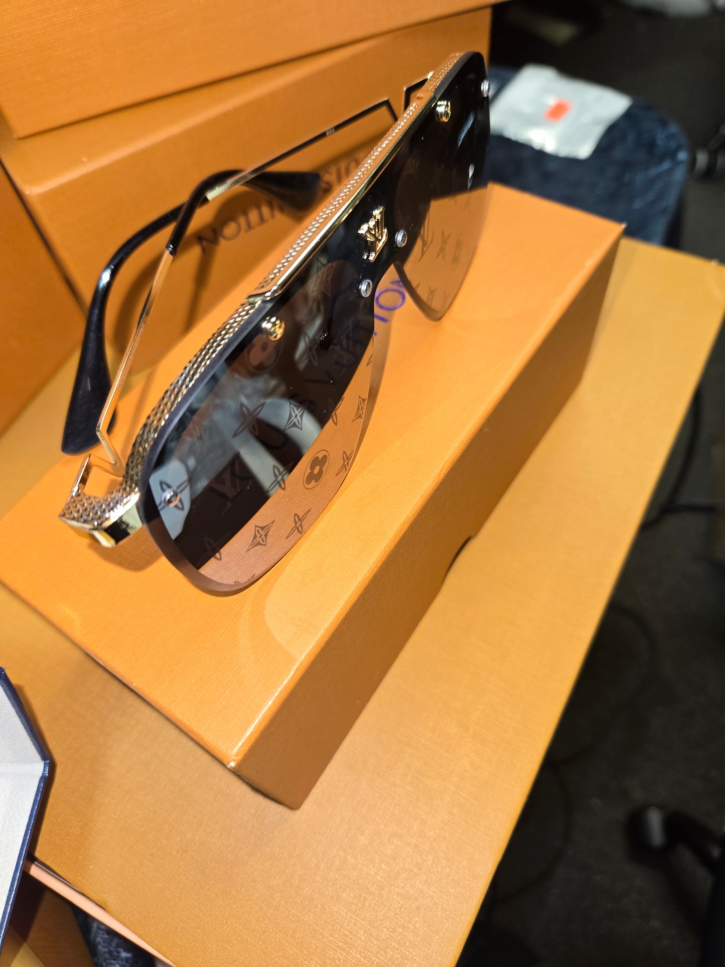 LV Monogram Glasses 009