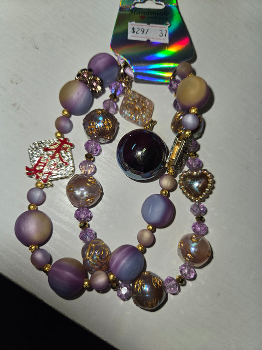 BCH 37 Purple  Minnie Phone / Bag Chain