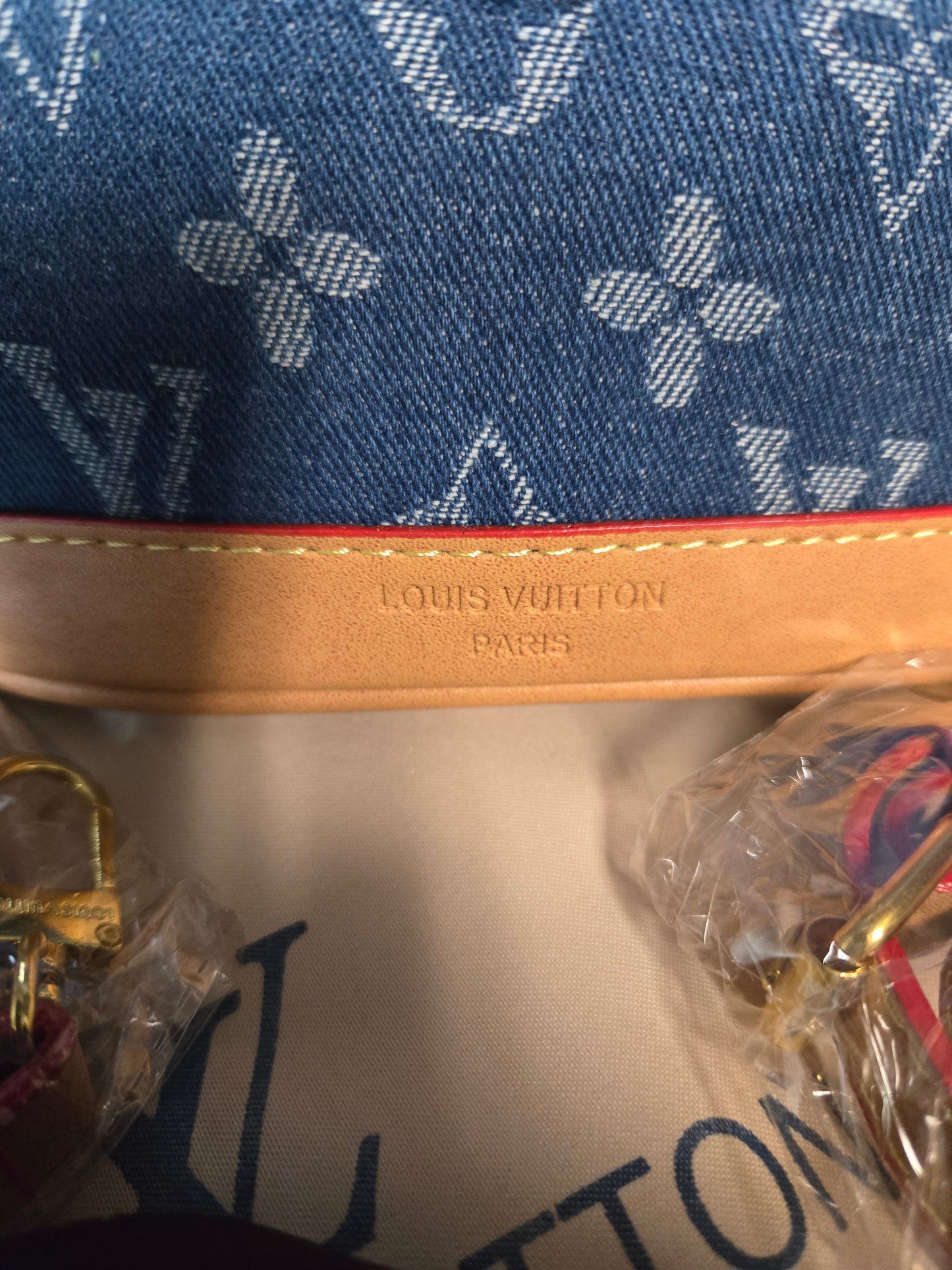 LV109 Denim Mini backpack