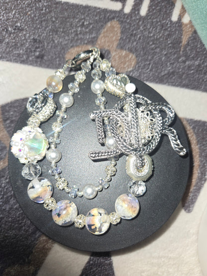 BCH 100 white Dior Phone / Bag Chain