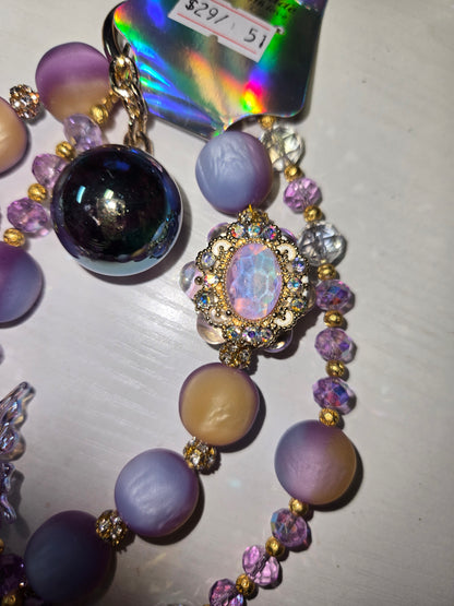 BCH 51 Purple  Minnie Phone / Bag Chain