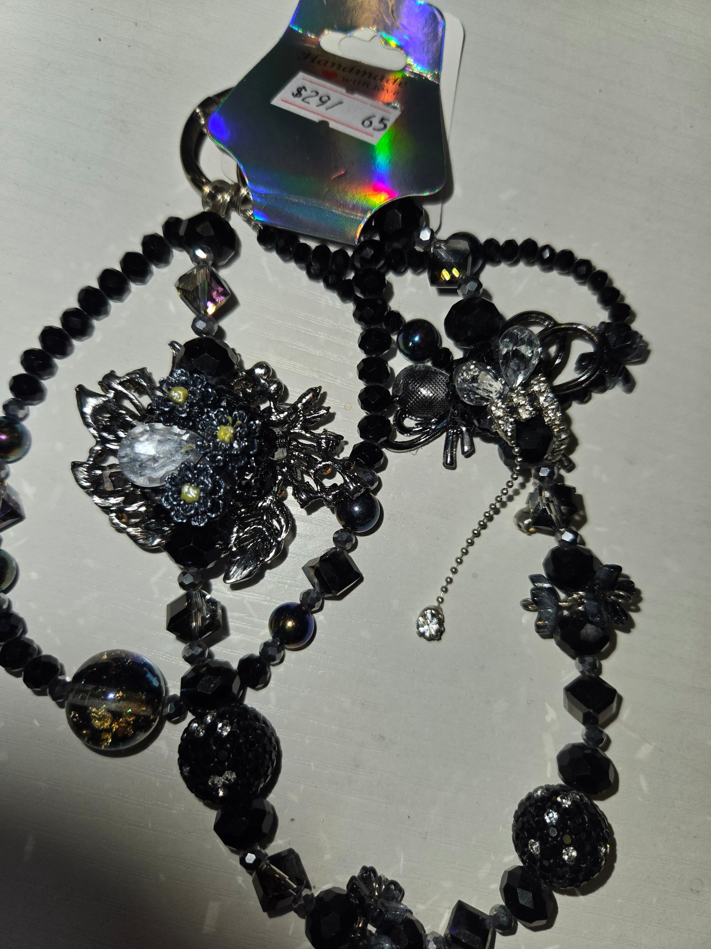 BCH 65 black Phone / Bag Chain