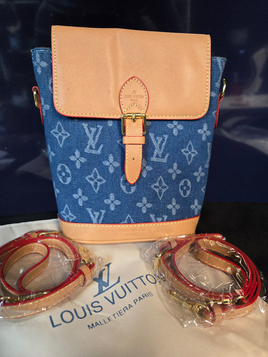 LV109 Denim Mini backpack