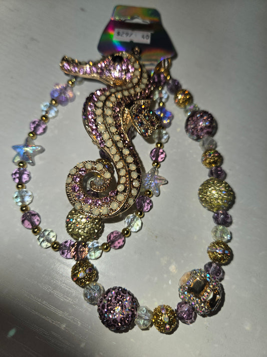 BCH 40 Purple Seahorse Phone / Bag Chain