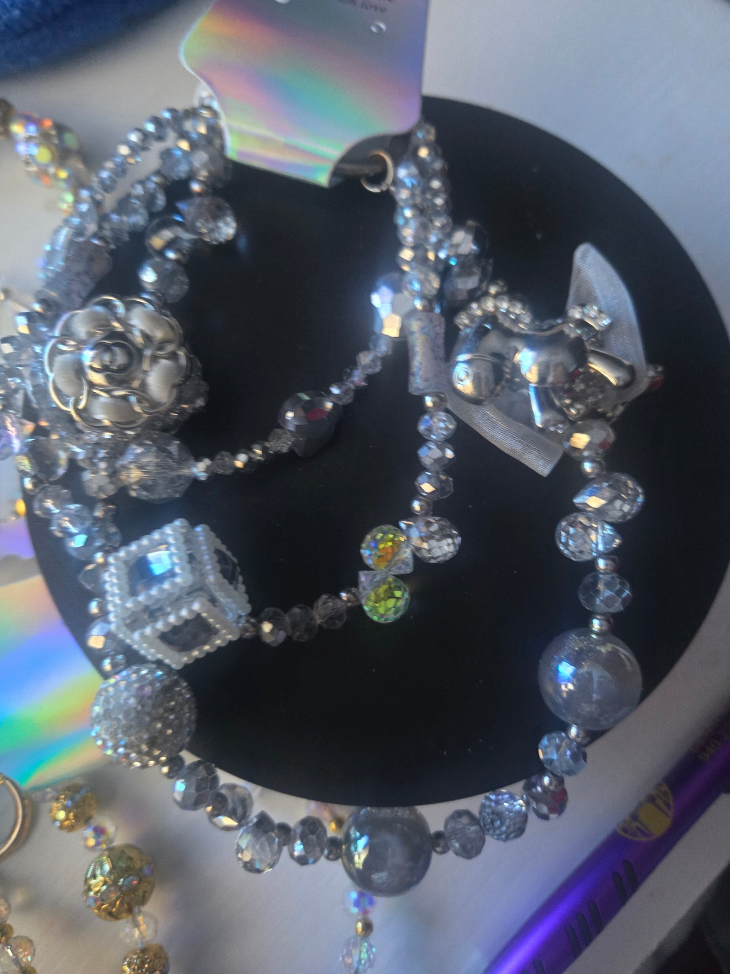 BCH 104 Silver Lullaby Phone / Bag Chain