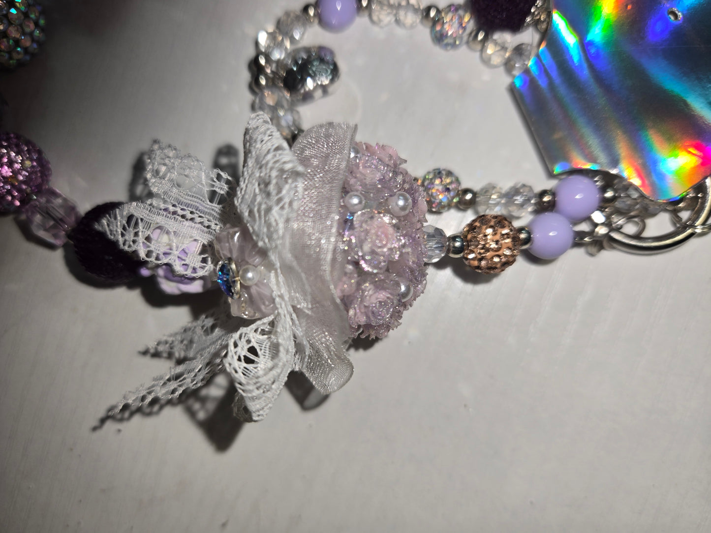 BCH 46 Purple  Bouquet 💐 Phone / Bag Chain