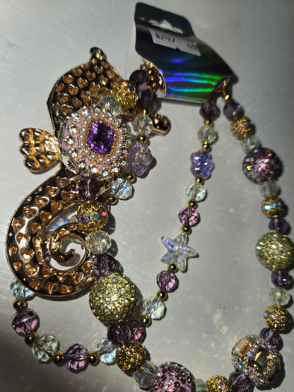 BCH 40 Purple Seahorse Phone / Bag Chain