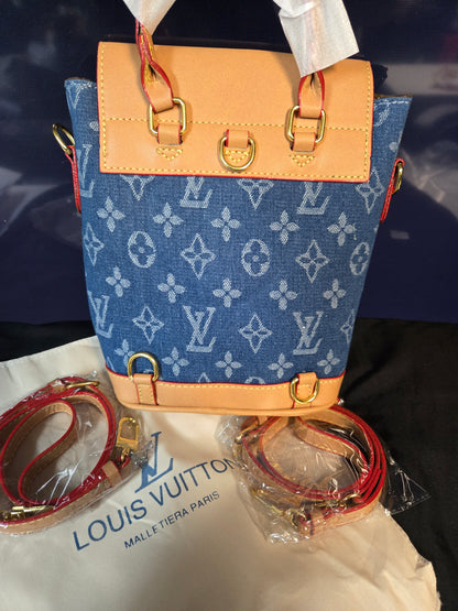 LV109 Denim Mini backpack