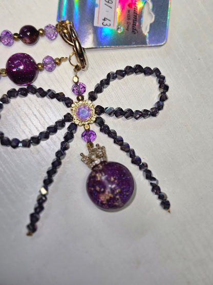 BCH 43 Purple  crown 👑 Phone / Bag Chain