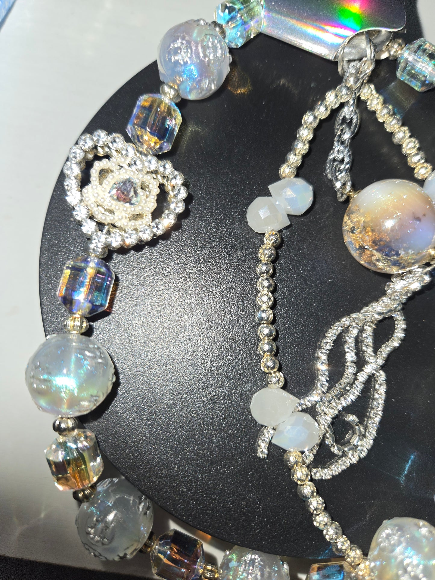 BCH 107  White Phone / Bag Chain