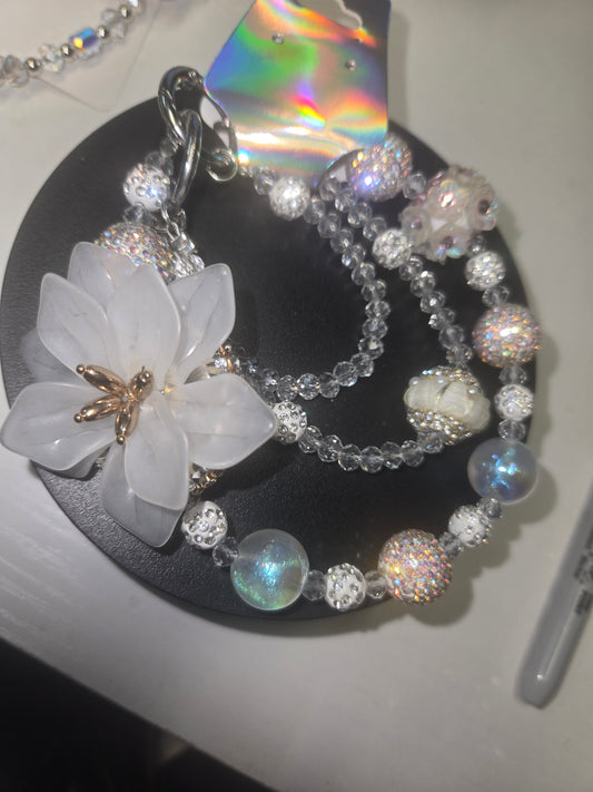BCH 99 white Phone / Bag Chain