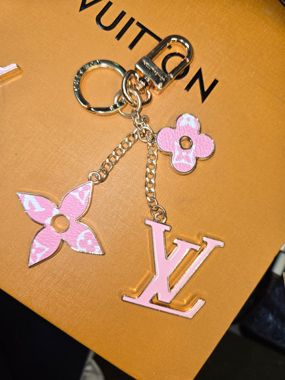 Bag Charm 002 LV Pink Monogram