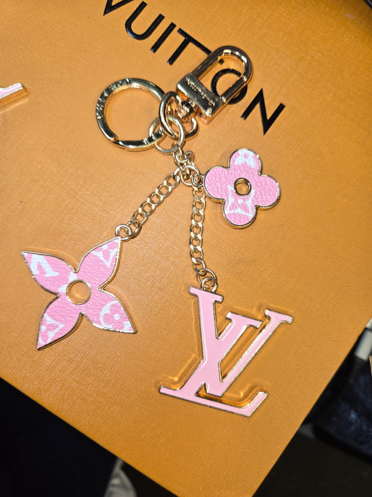 Bag Charm 002 LV Pink Monogram