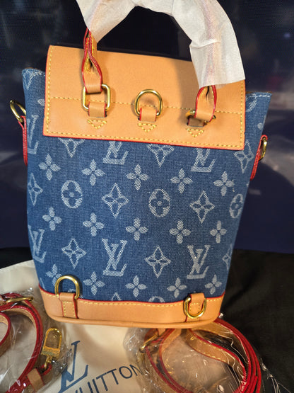 LV109 Denim Mini backpack