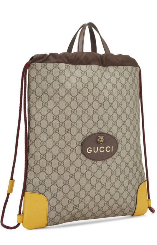 GU 02 i GG Supreme Neo Vintage Drawstring Backpack.