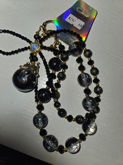 BCH 66 black Phone / Bag Chain