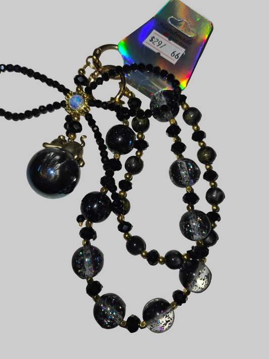 BCH 66 black Phone / Bag Chain