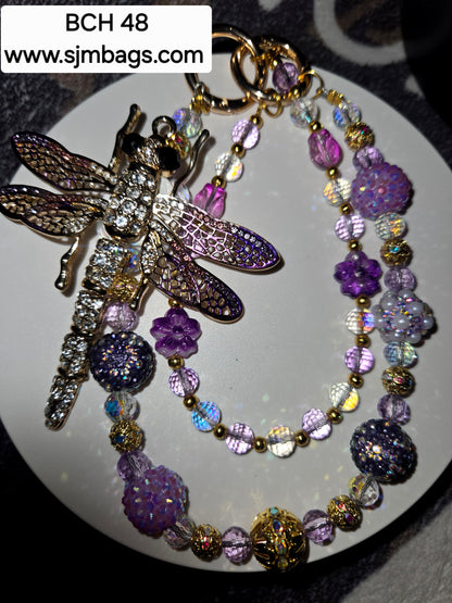 BCH 49 Purple Firefly2 Phone / Bag Chain