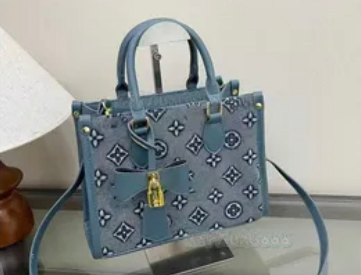 LV15 Embossed Denim with lock